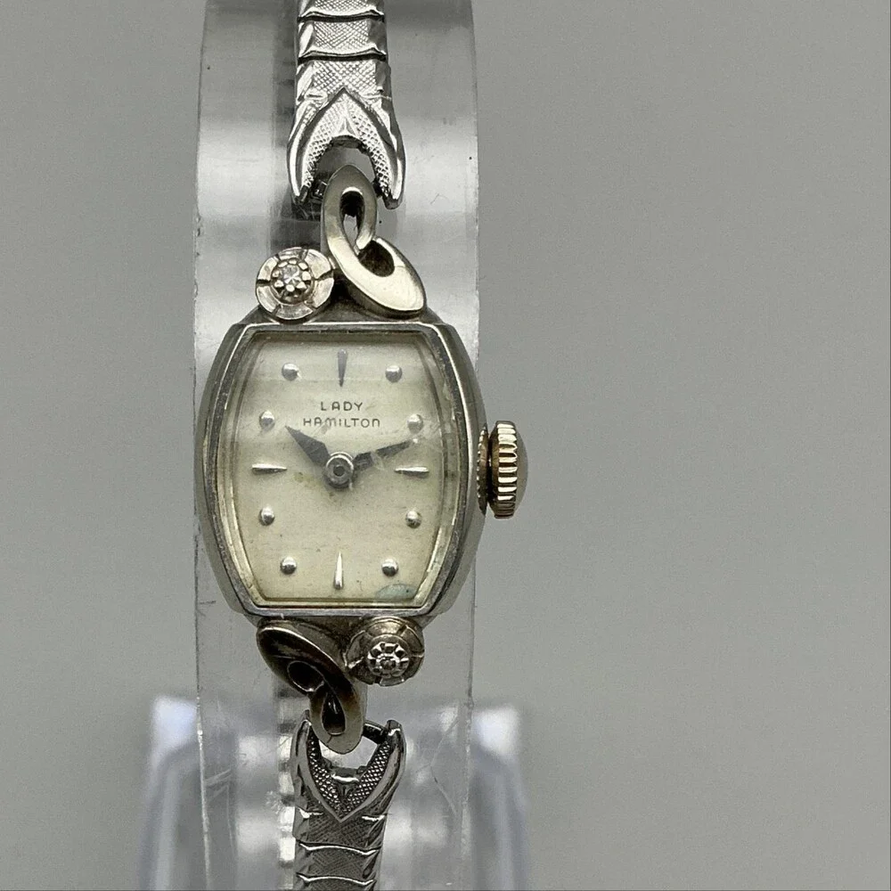 Vintage Hamilton Lady Hamilton Womens Watch 14mm 10K Gold Biggs Cocktail Manual